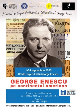 Expoziția „George Enescu pe continentul american" la UNMB